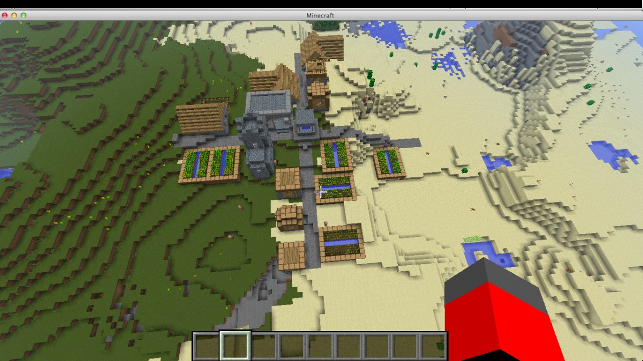 Huge Village Spawn Minecraft Map