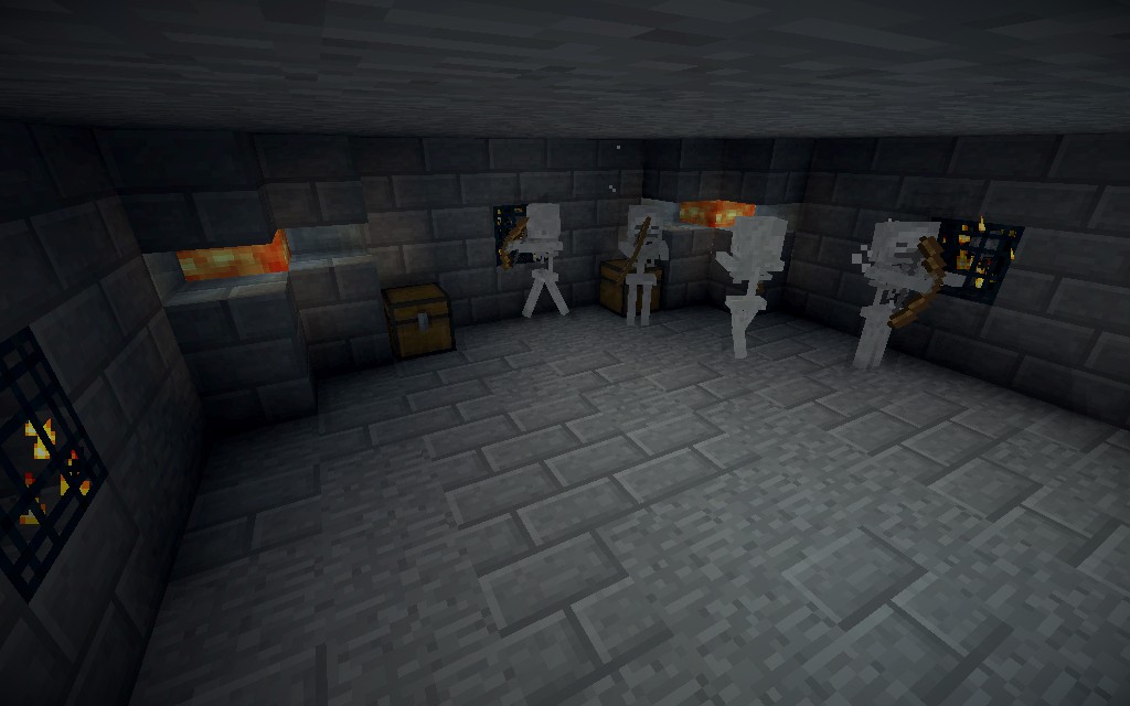 Dungeon full of skeletons