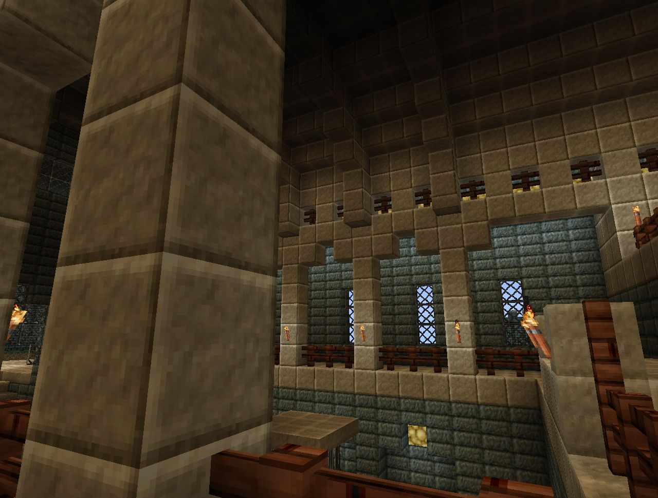 The Hall of Wonders from Baldur's Gate Minecraft Map