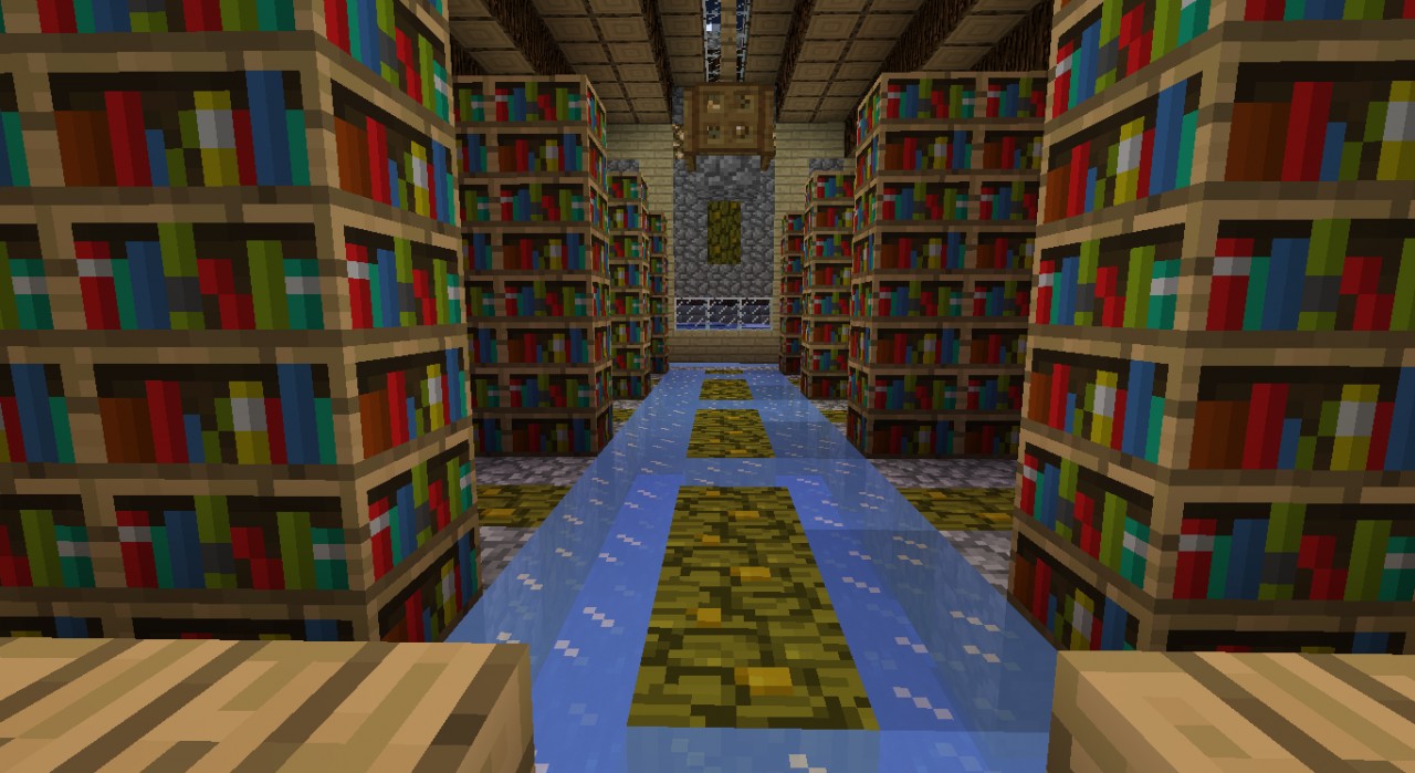 Small Personal Library Minecraft Map