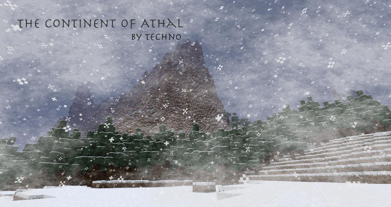 Minecraft - WP Speed Paint ~ Continent of Athal Minecraft Map