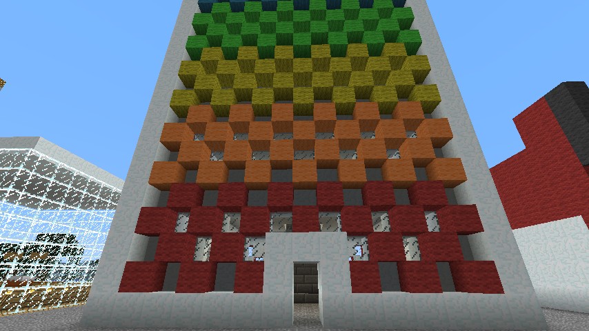 Rainbow Building Minecraft Project