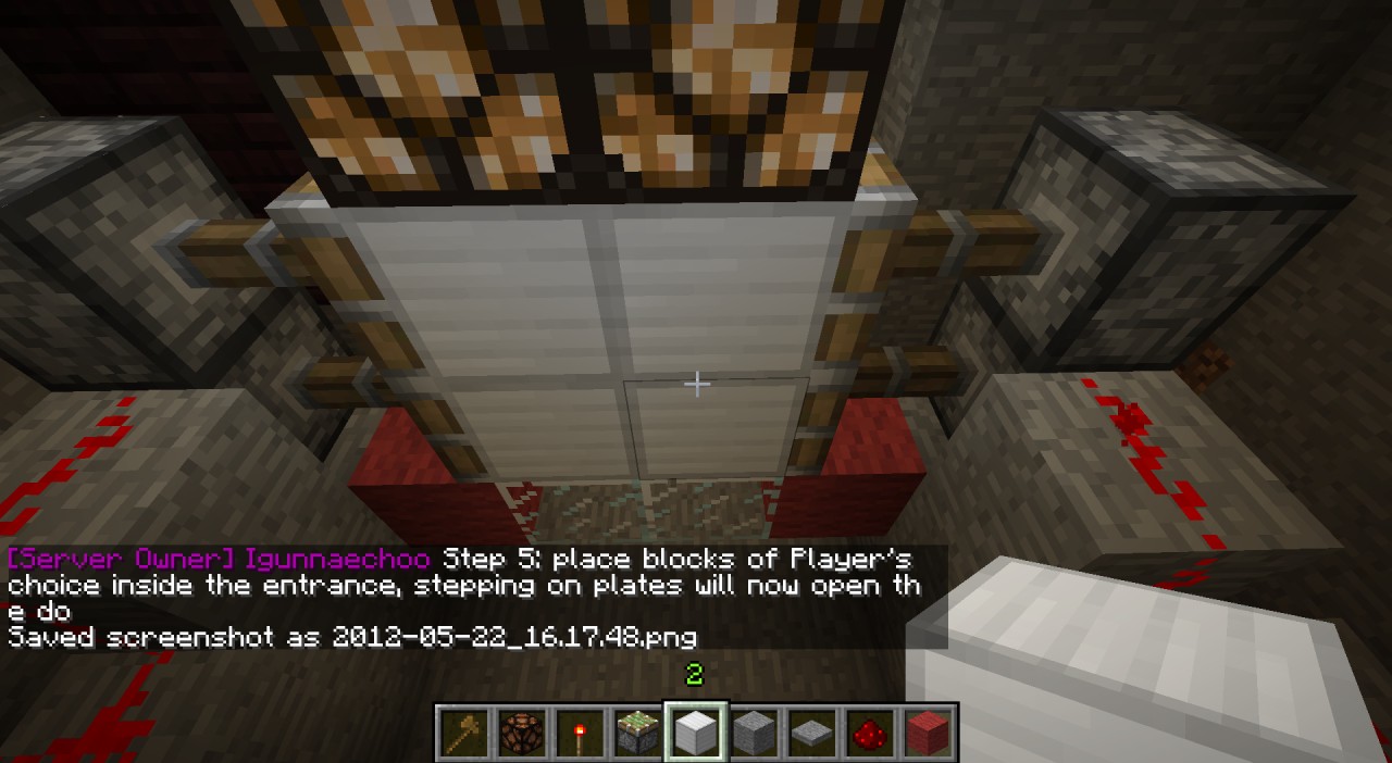 Redstone Double Doors in 5 Simple Steps Minecraft Map