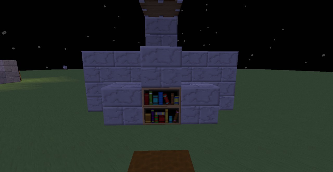 Bookcases that can store books Minecraft Map