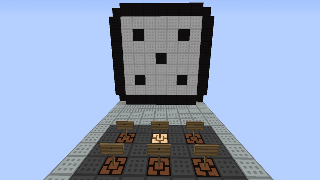 New Dice concept Minecraft Map