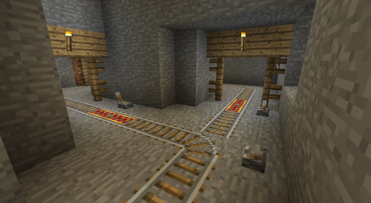 The Mine (Huge restored Mineshaft) Minecraft Map