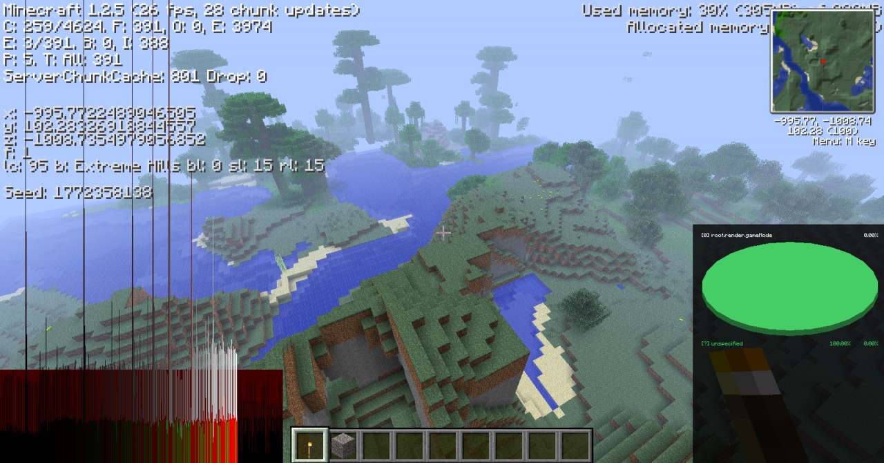 village in the sand seed stronghold mineshaft Minecraft Map