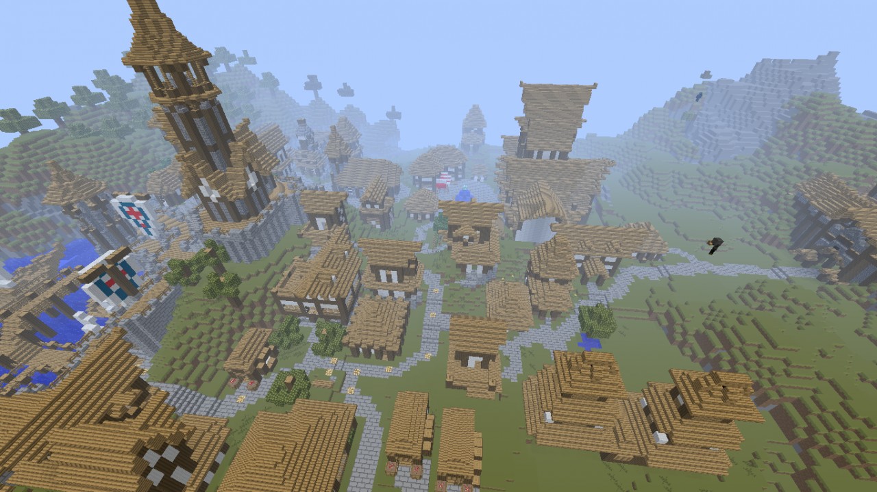 Kargeth, one of our best built towns. The main part of it.
