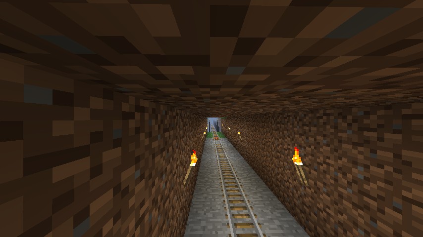 down the tracks