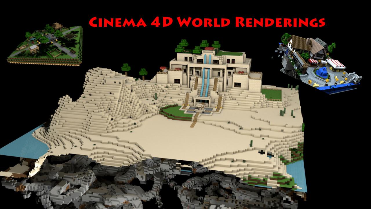Minecraft World Renderings