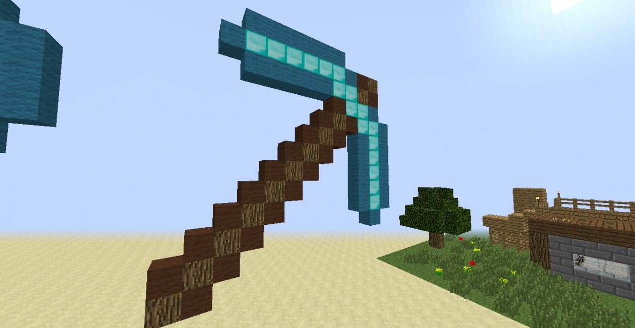 basic pixel art Minecraft Map