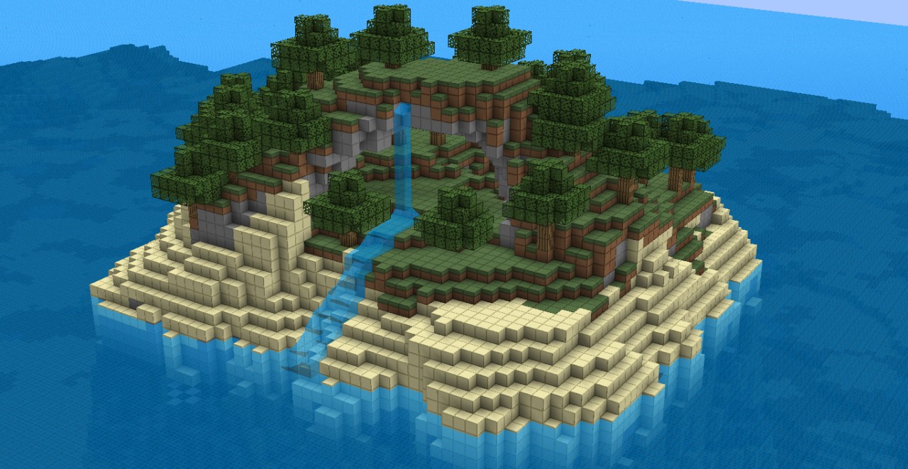 Custom Island Minecraft Map