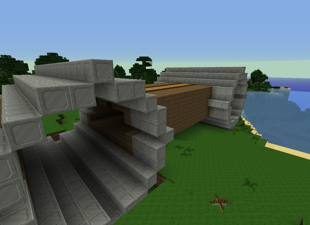 Giant Train track Minecraft Map