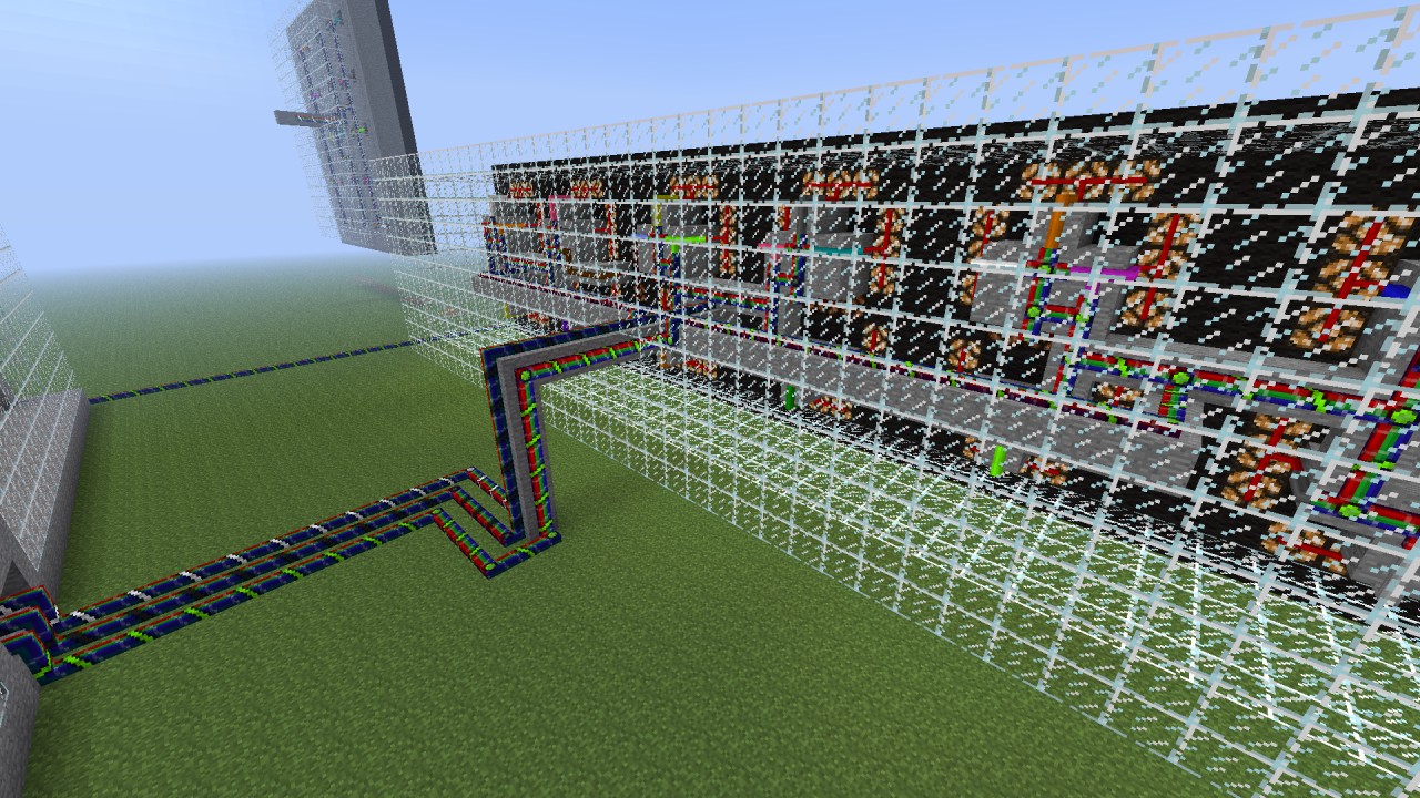 RedPower2!! Binary decoder with digital display Minecraft Project