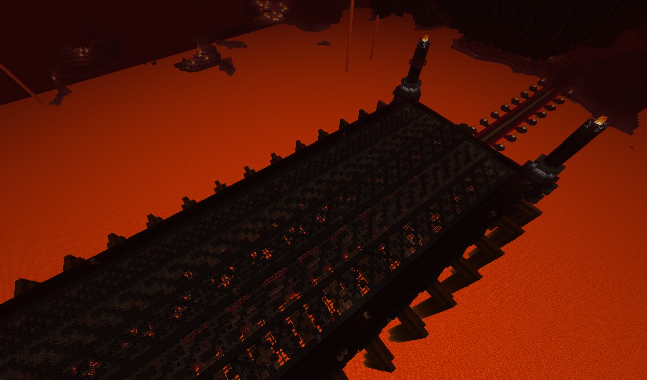 Safety: Nether Gate Fortress Minecraft Project