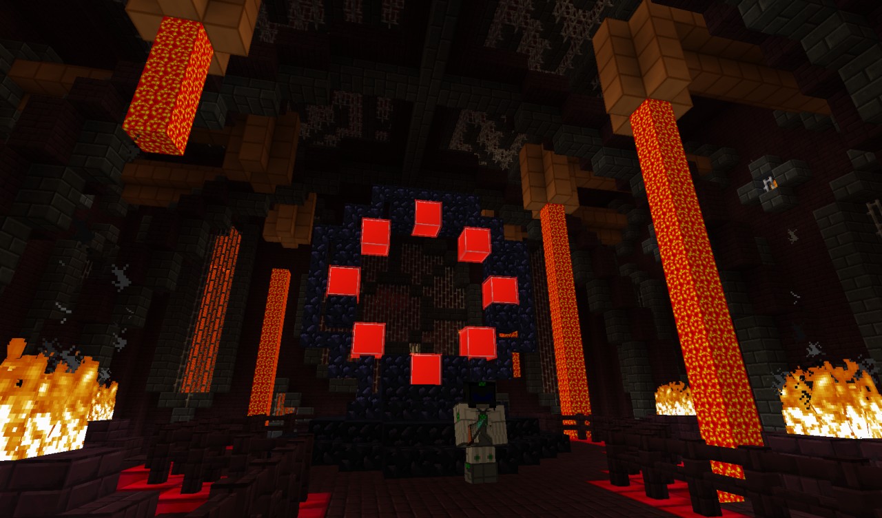 Safety: Nether Gate Fortress Minecraft Project