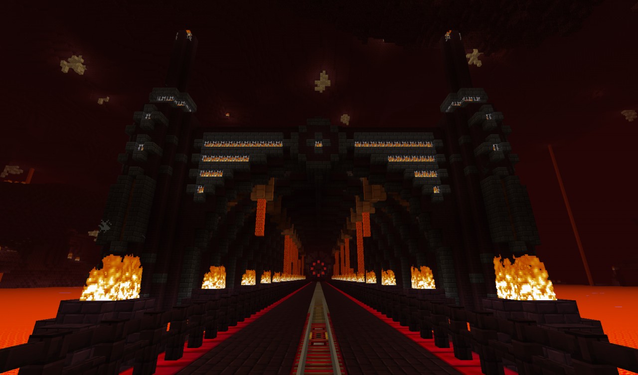 Safety: Nether Gate Fortress Minecraft Project