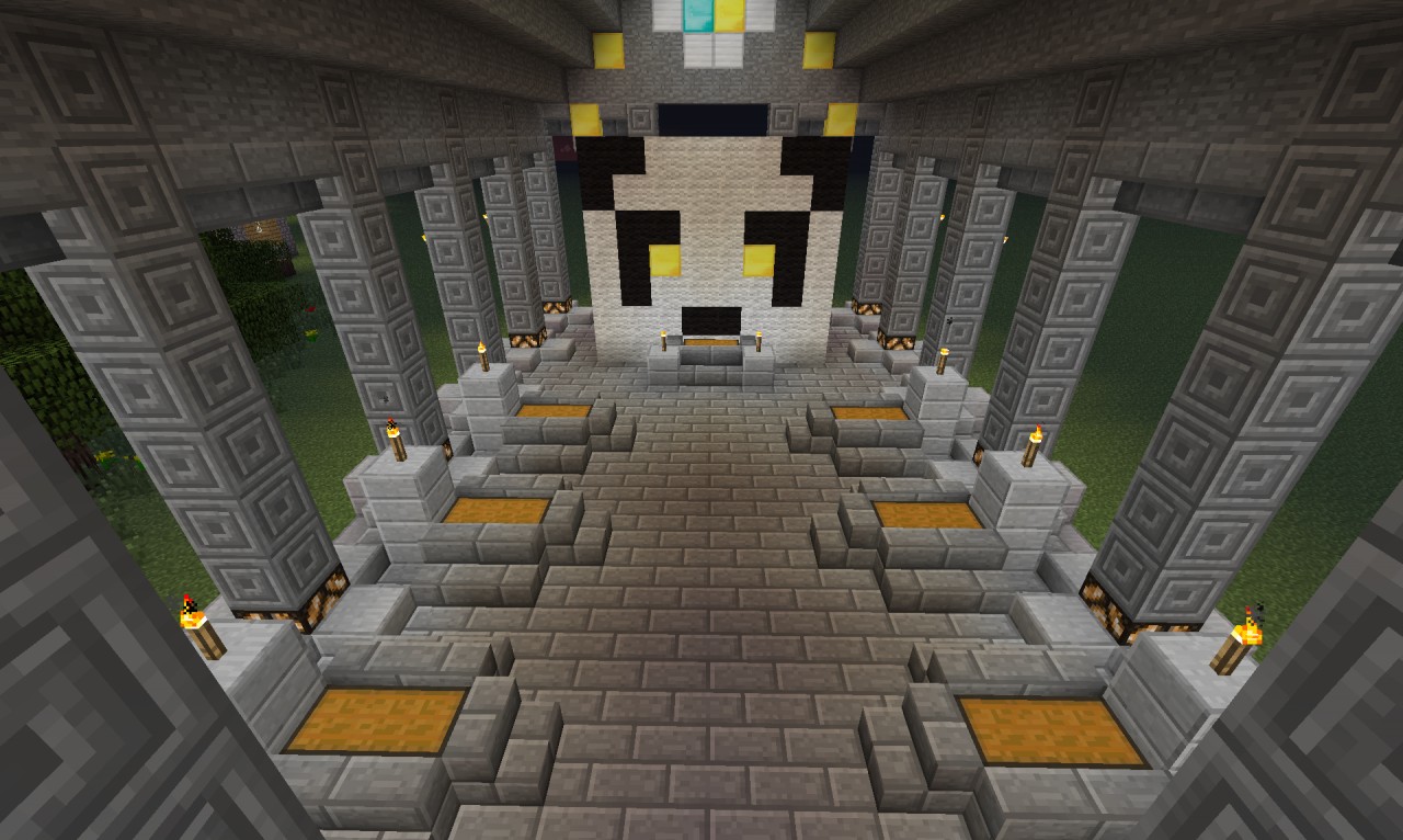 Temple of the 7 greatest pandas minecraft map