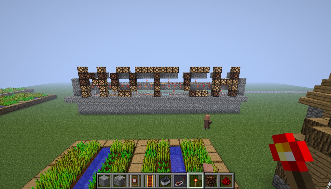 Redstone Notch Sign Minecraft Map
