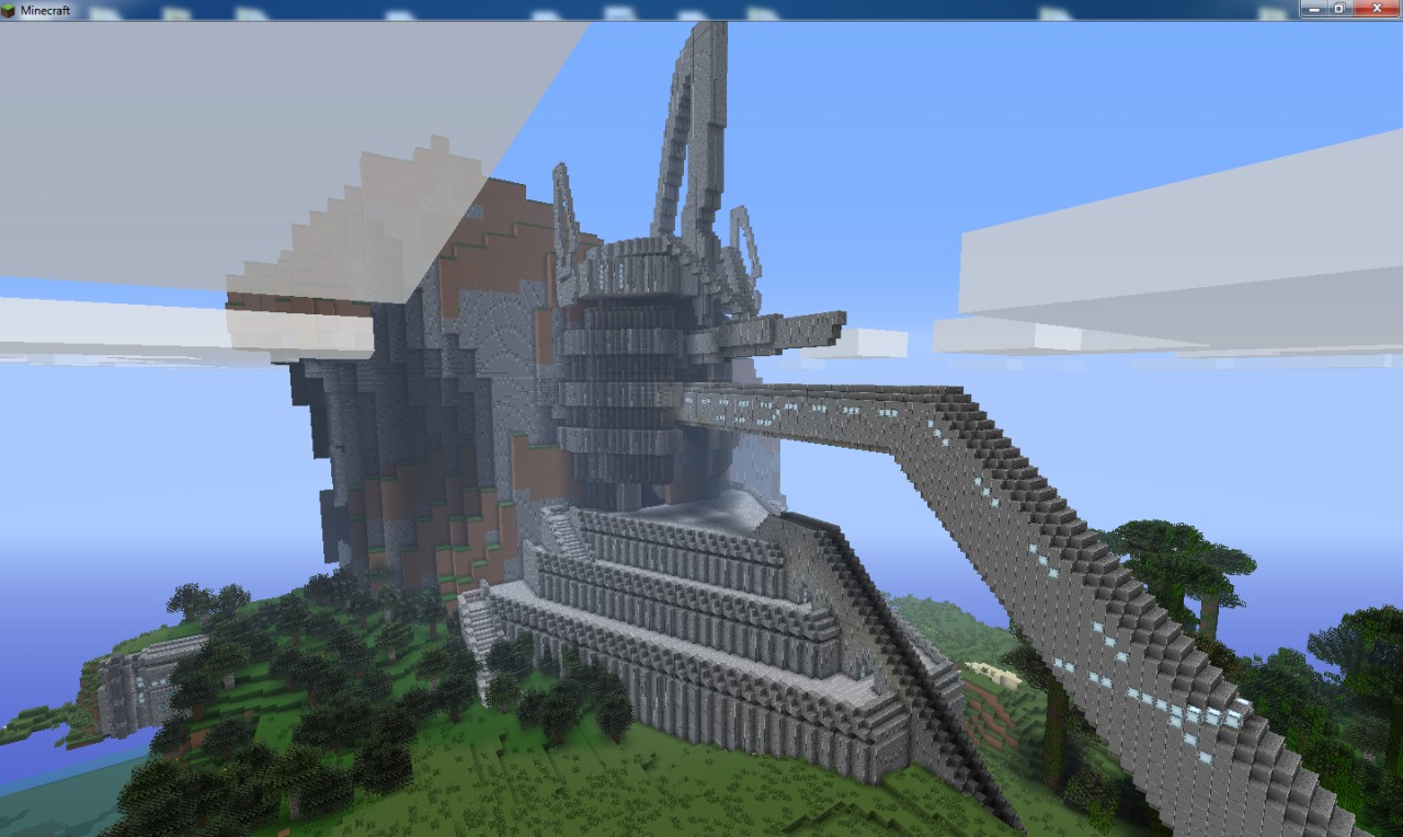 Halo Control Room Minecraft Project