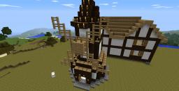 Medieval Windmill (Made with snowblocks) Minecraft Map & Project