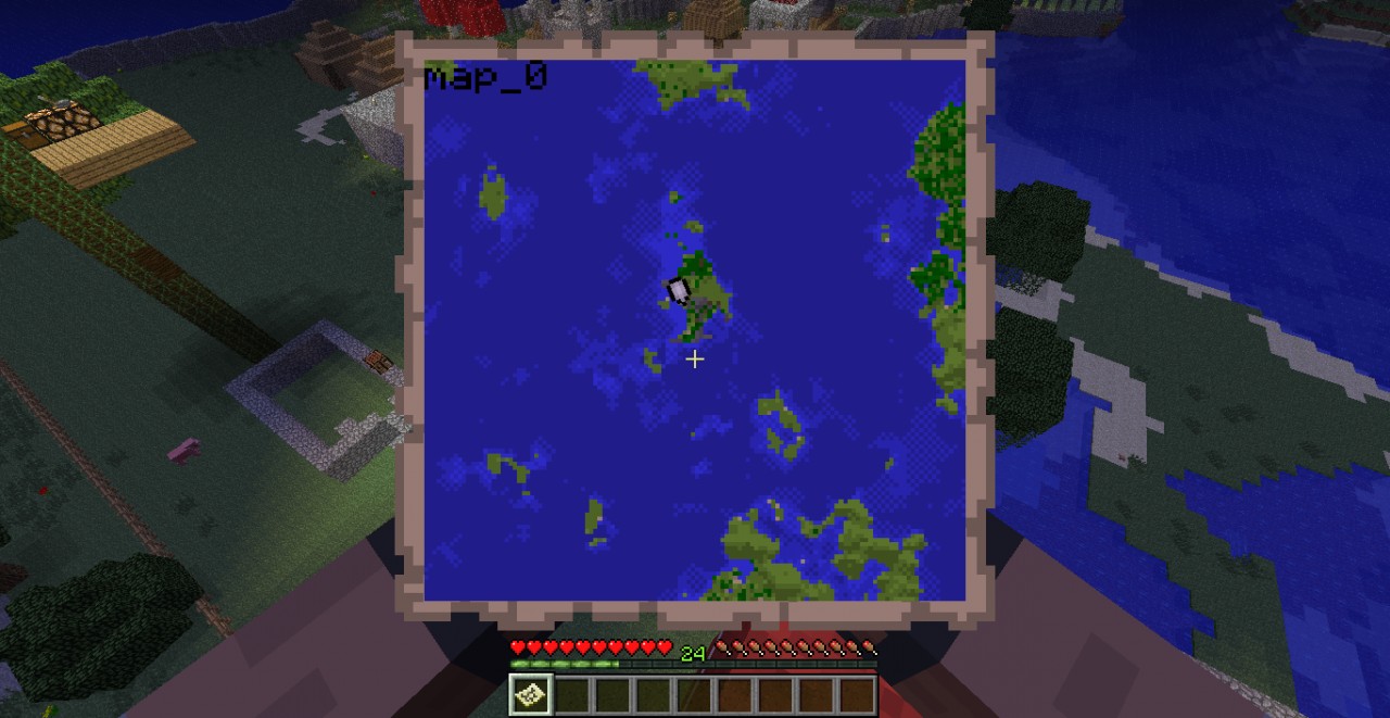 my first map ever Minecraft Map