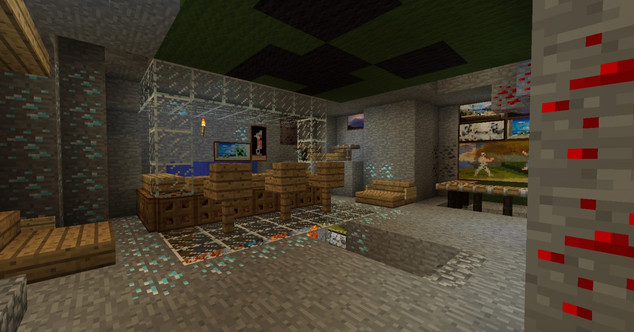Underground Lounge Minecraft Map