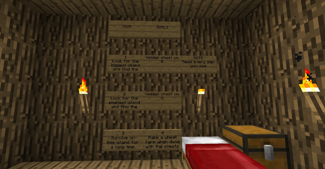 2 Hidden Chests Minecraft Map