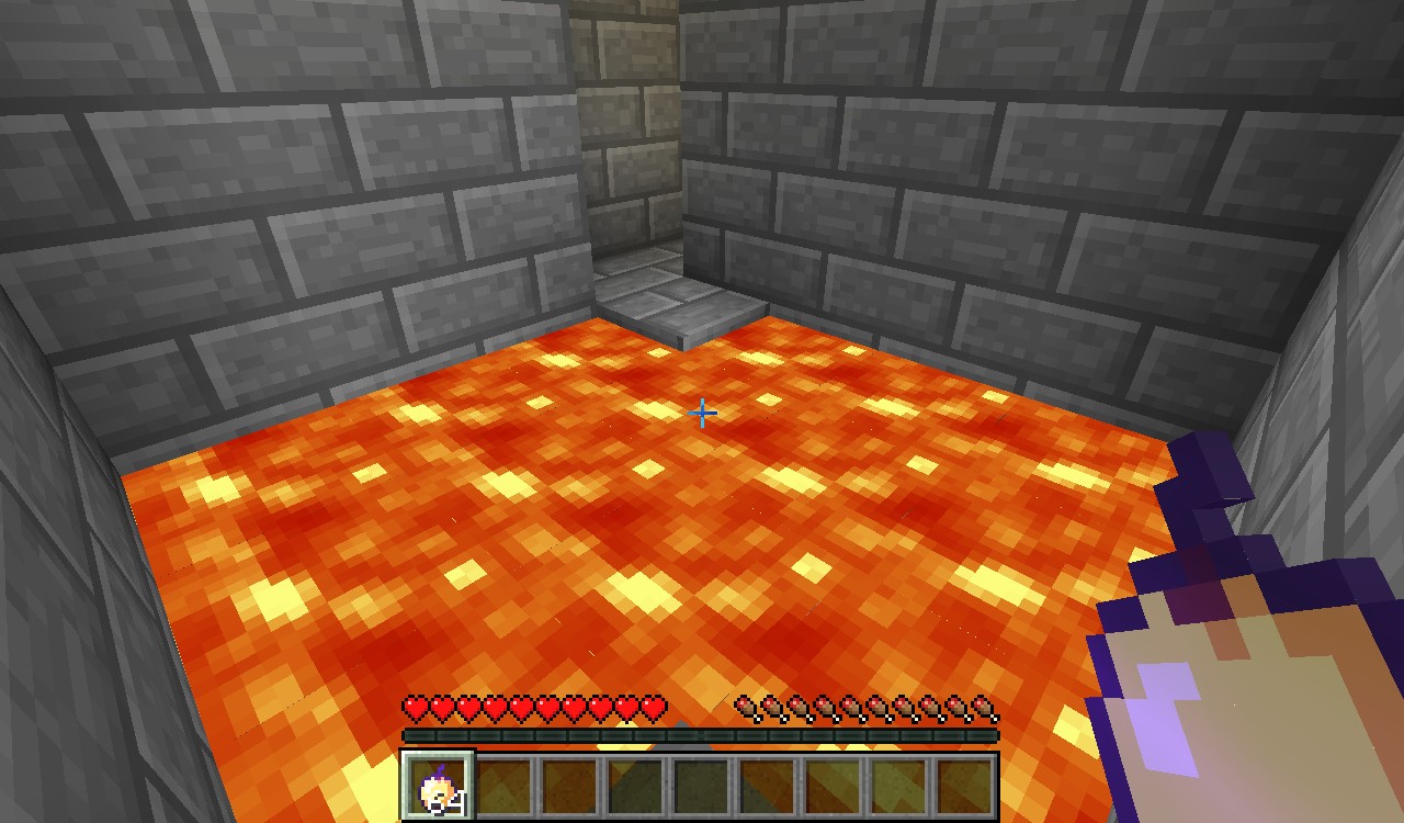 Another jump across a pit of lava.