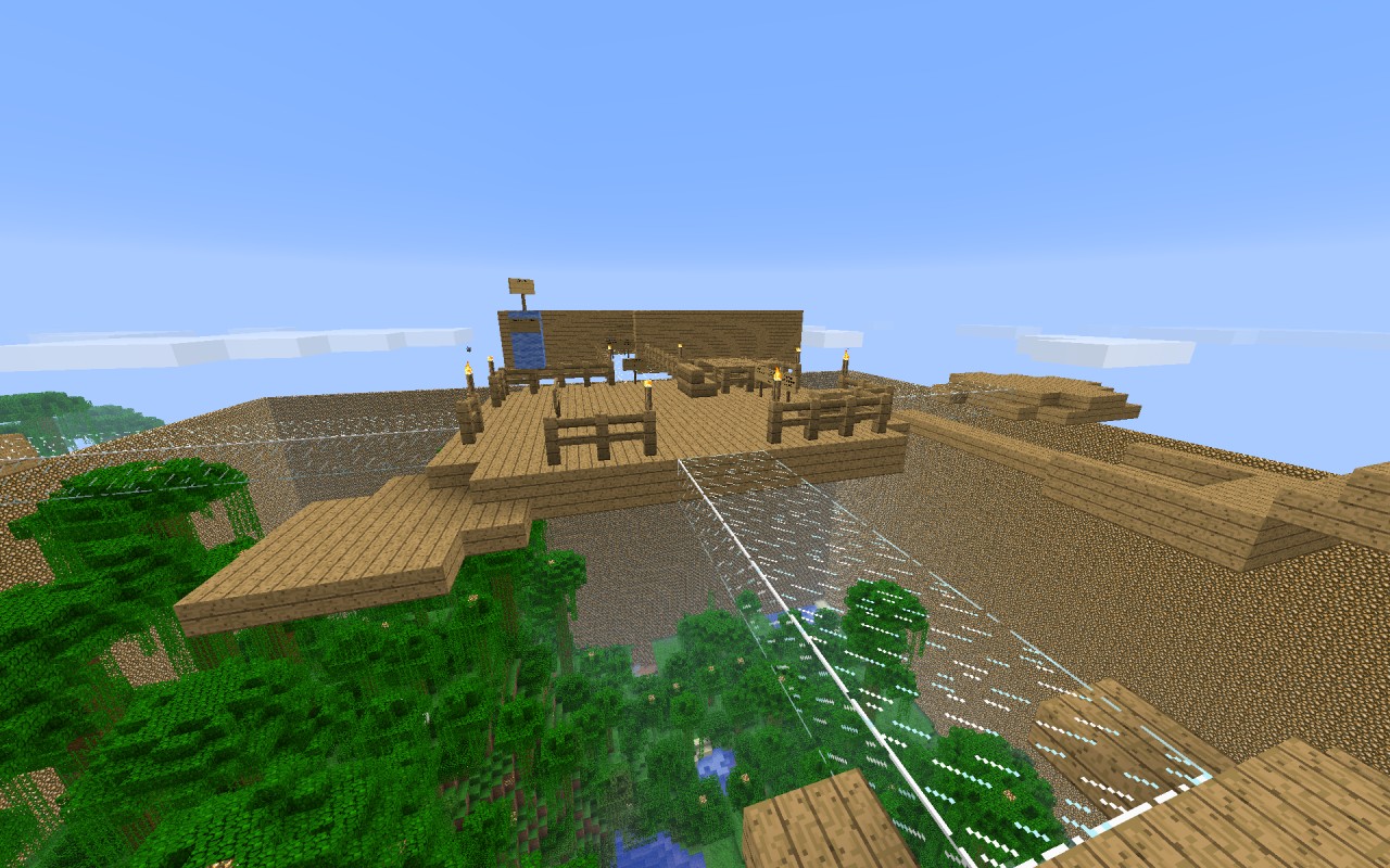 The main spawn over the arena