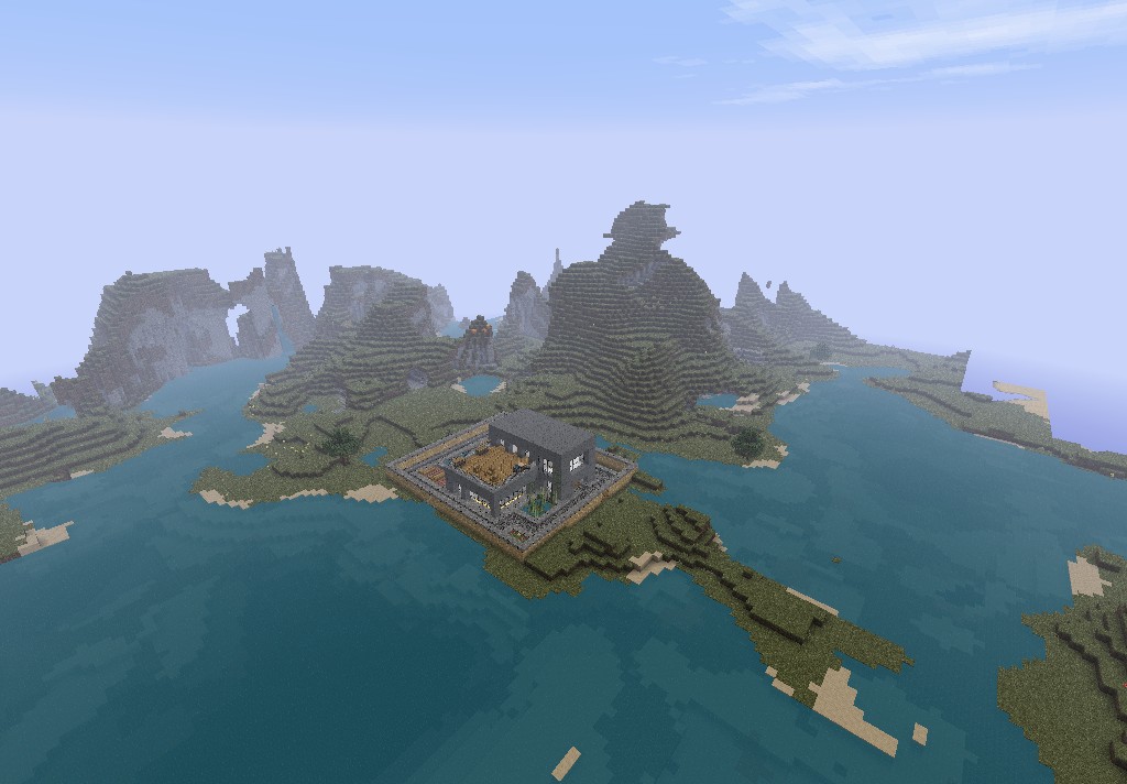 Modern House (Grey) Minecraft Map