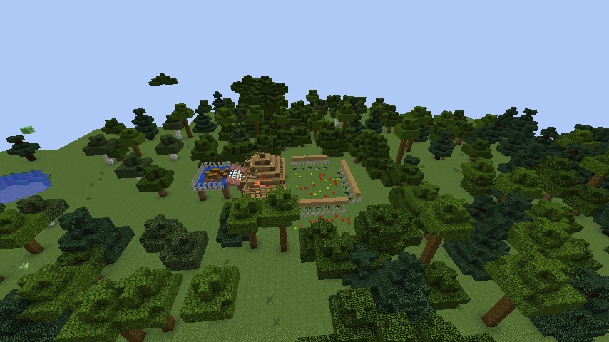 The Hunger Games - Forest Arena Minecraft Map