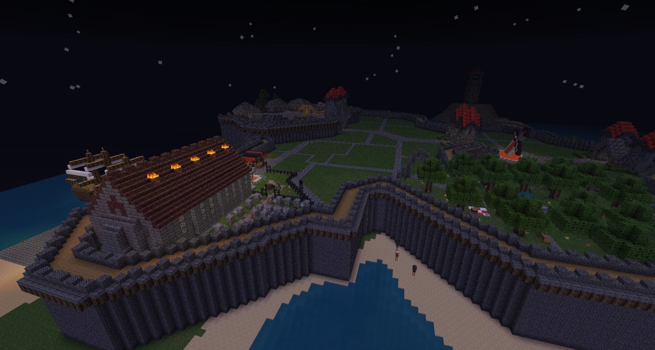 Red Run CITY Minecraft Map