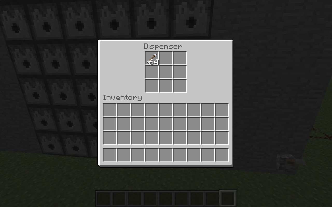 dispensers thats shots stack of arrows. Minecraft Map
