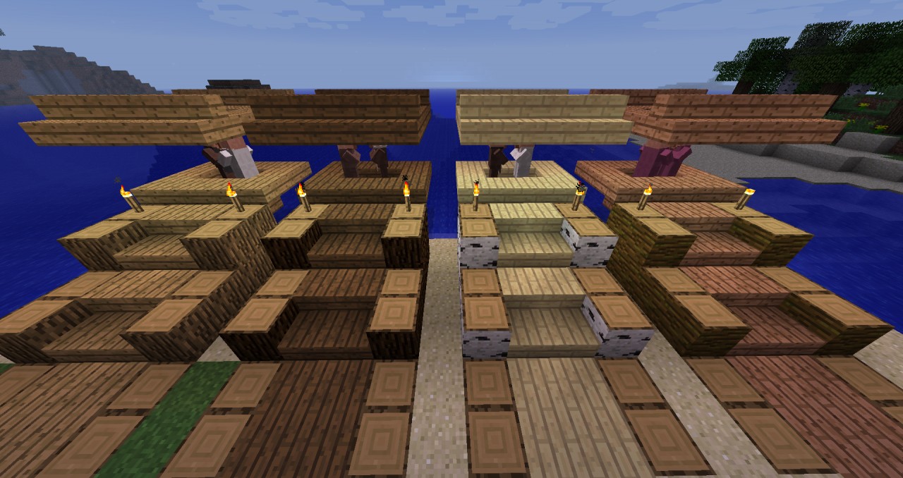 Minecraft Snapshot 12w25 Colored Stairs, Improved Villagers, and More