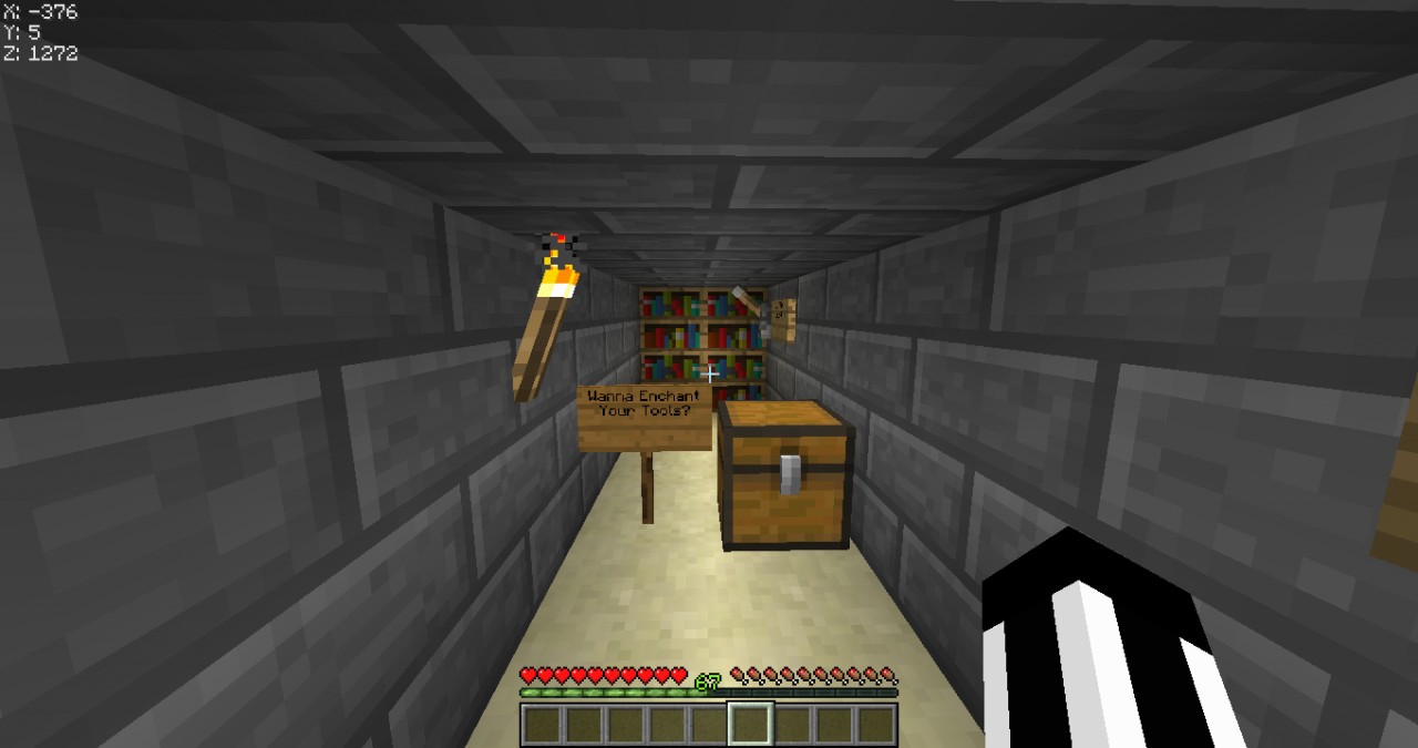 Hidden Enchantment Room! Minecraft Map