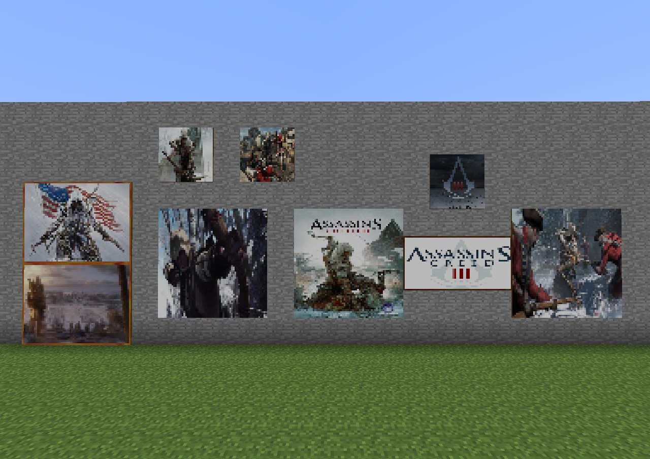 Awesome assassin's creed 3 paintings made from the finest oil paint!