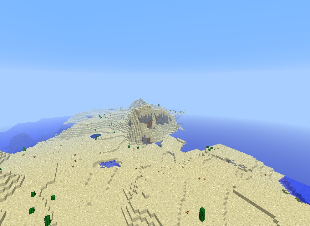 Deserted island survival Minecraft Map