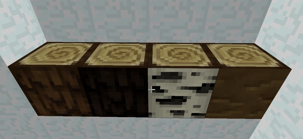 The new wood textures.