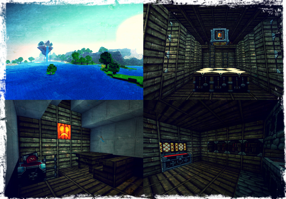 Snowy Floating Island Minecraft Map