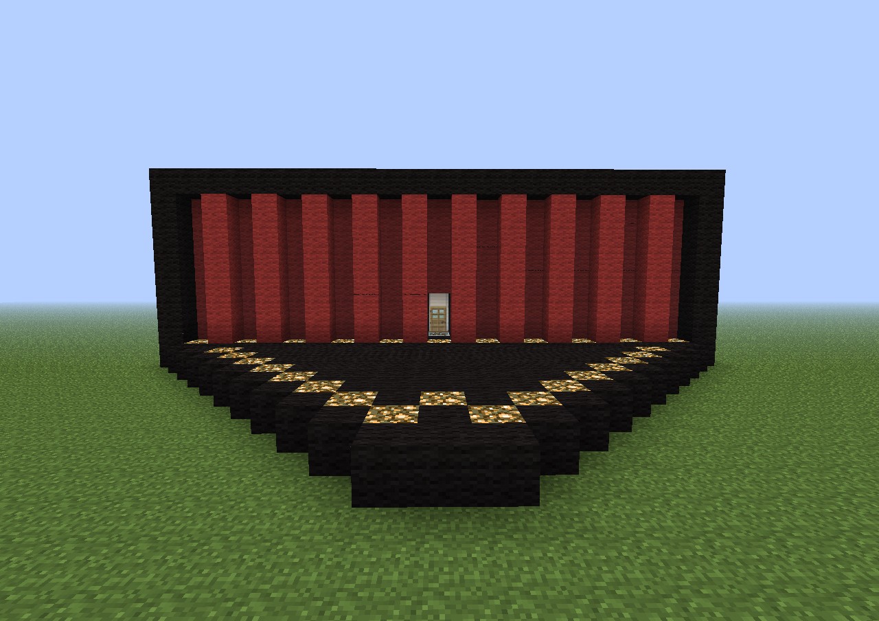 theater with backstage Minecraft Map