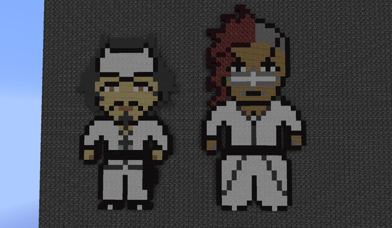 Bleach Pixel Art Arrancar Project Minecraft Map
