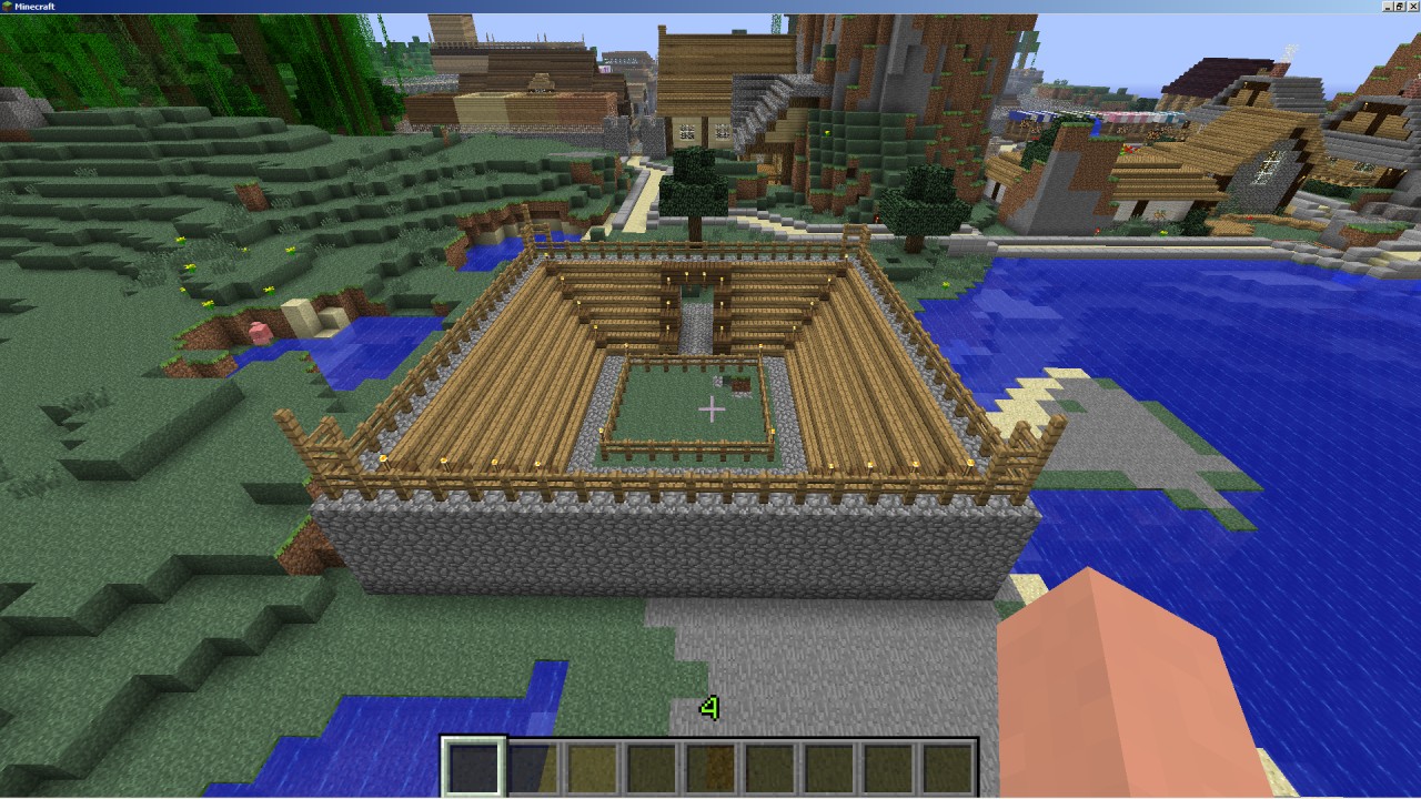 small wolf fighting arena Minecraft Map