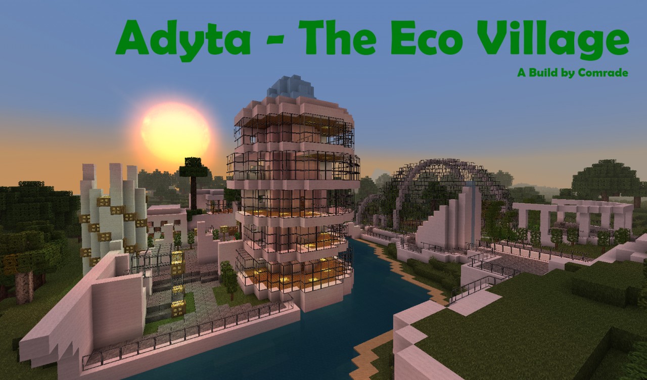 Adyta The Eco Village Minecraft Project