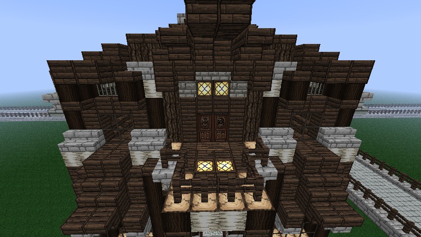 Fancy Wooden House Minecraft Map