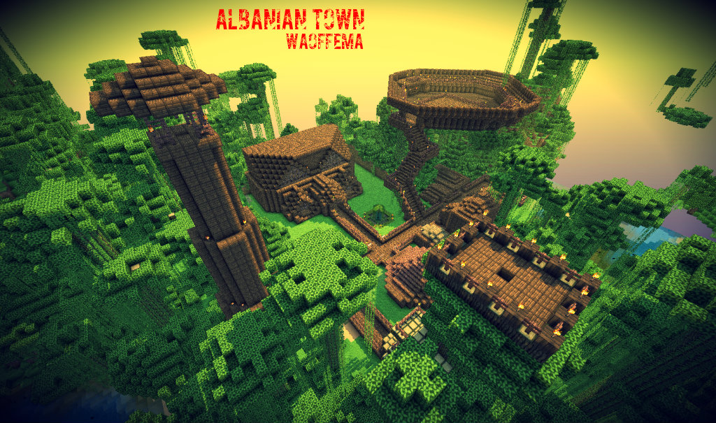 Albanian Town Minecraft Map