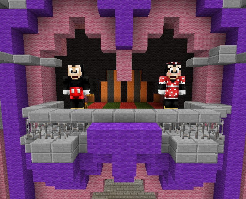 Mickey And Minnie in the Castle