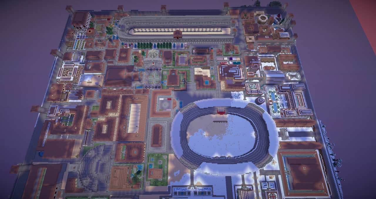 minecraft roman city map download