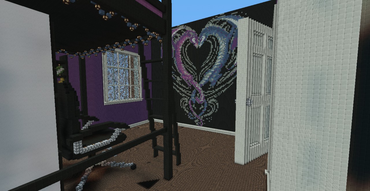Showing the mural