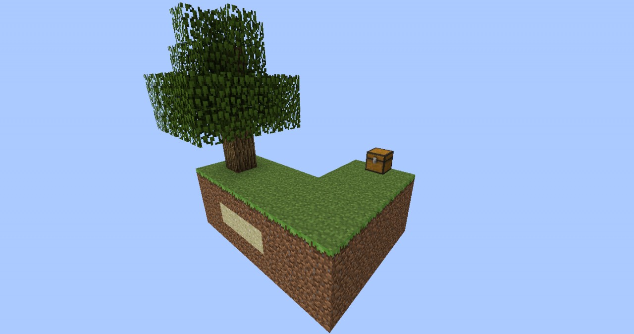 Start of a Skyblock